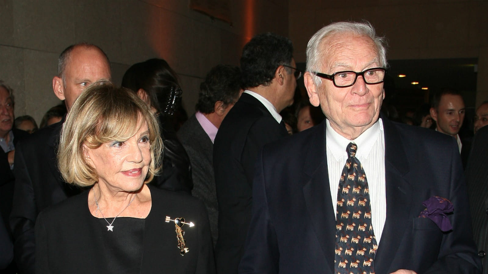Jeanne Moreau et Pierre Cardin