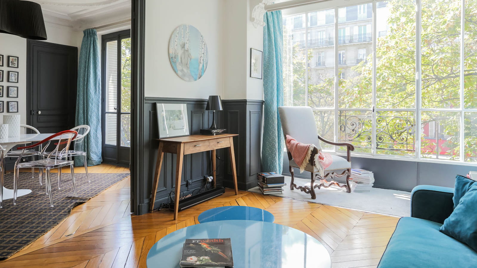 Vue sur les boulevards parisiens