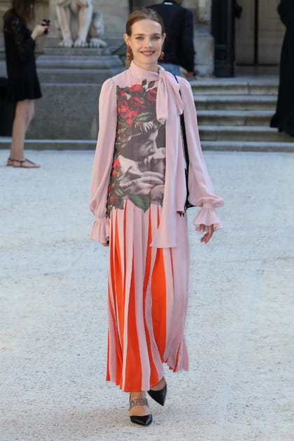 Natalia Vodianova au d&eacute;fil&eacute; Valentino