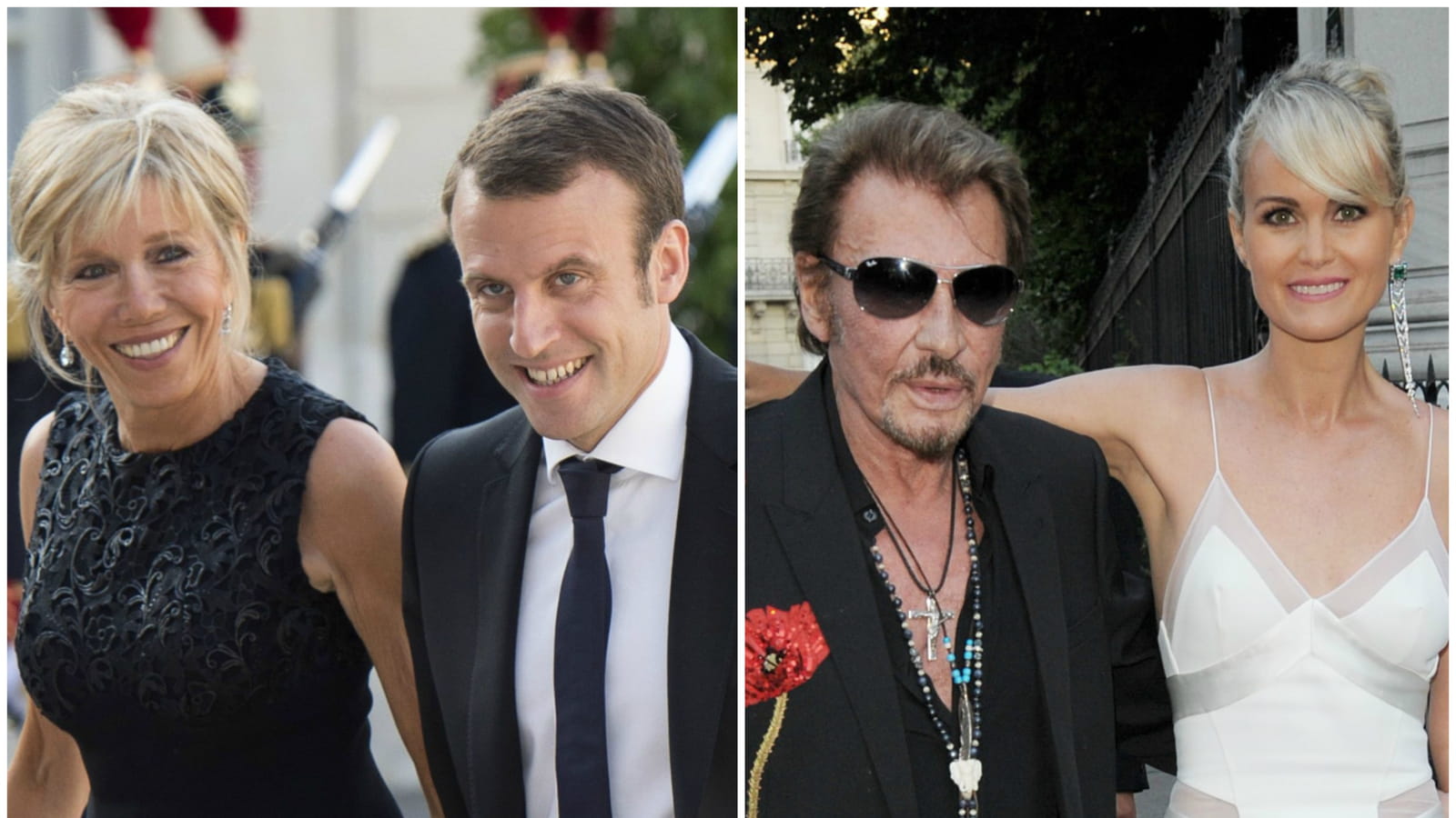 Emmanuel et Brigitte Macron