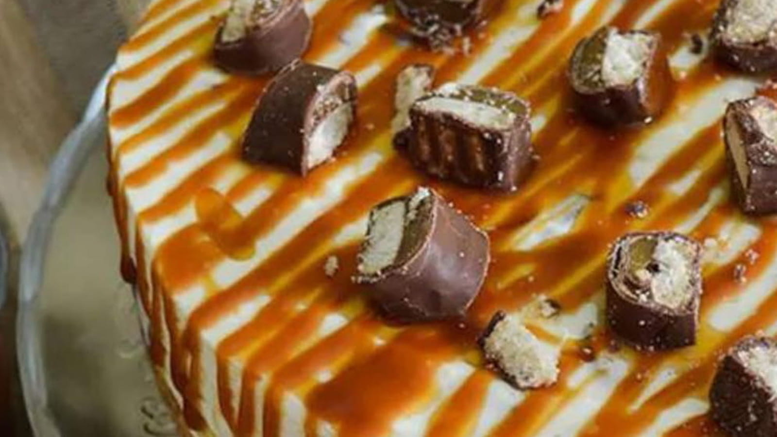 Cheesecake sans cuisson au Twix