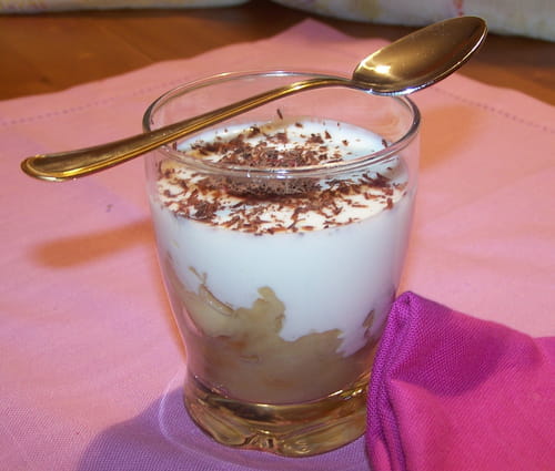 Verrine aux fruits caramélisés