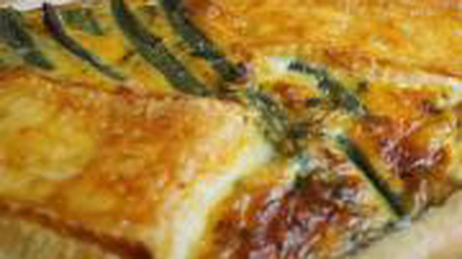 Tarte aux haricots verts et au brie