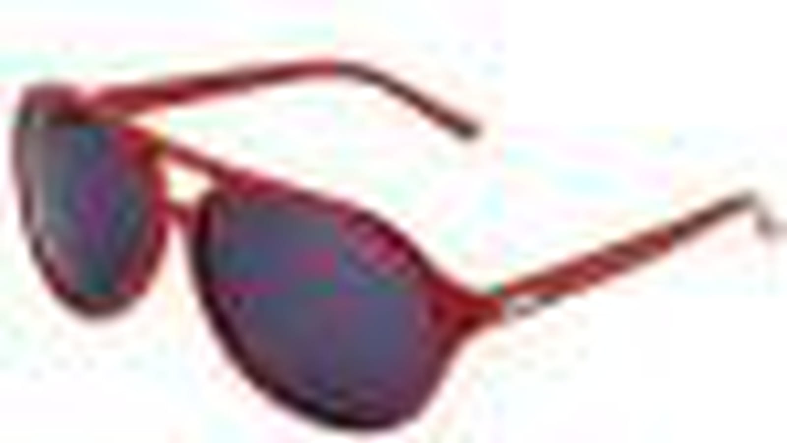 Les lunettes de soleil rouges de Naf Naf Eyewear