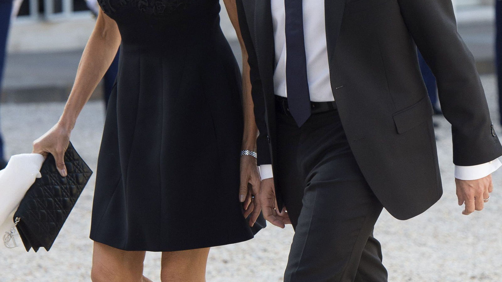 Emmanuel Macron et Brigitte Trogneux 