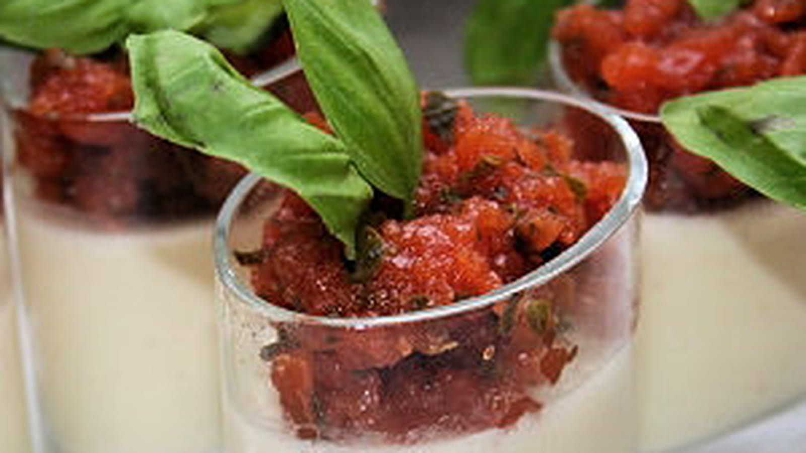 Panna cotta d'asperges
