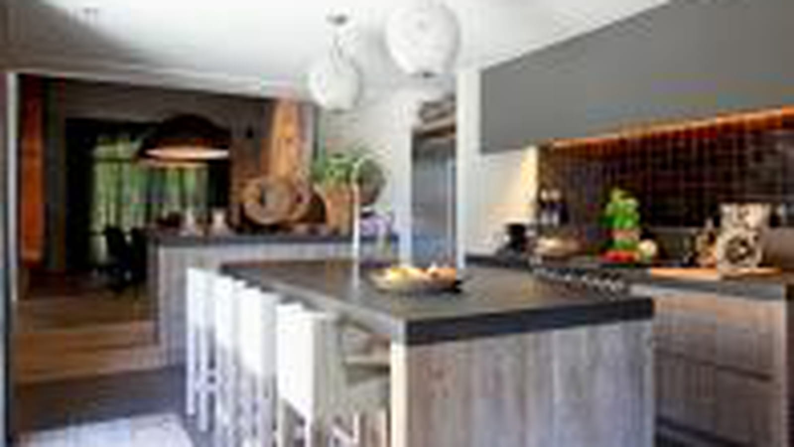 Cuisine ouverte en enfilade