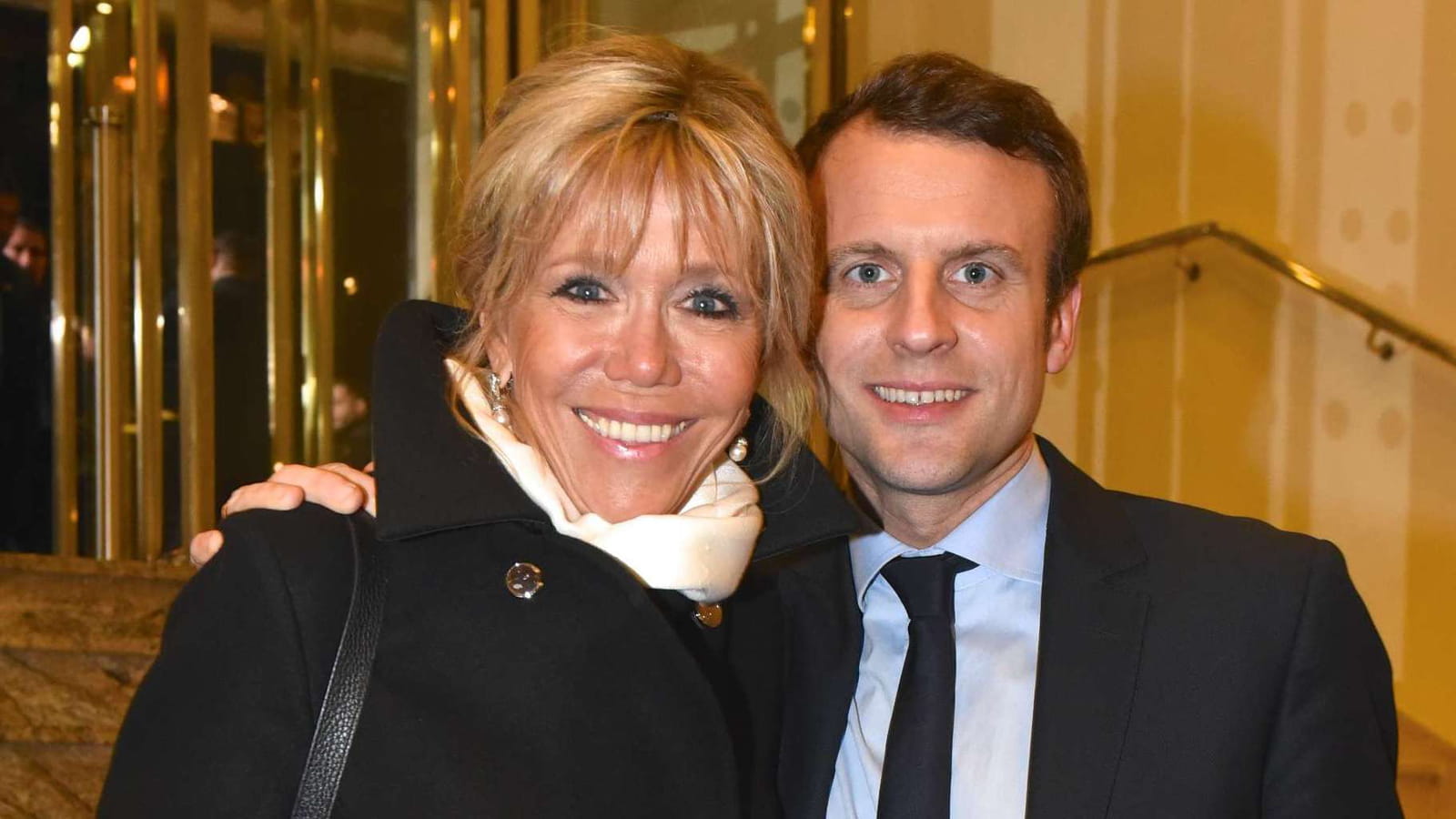 Brigitte et Emmanuel Macron 