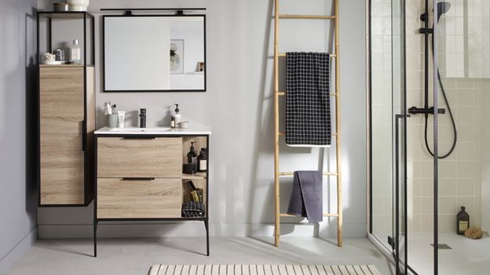 Un meuble vasque léger