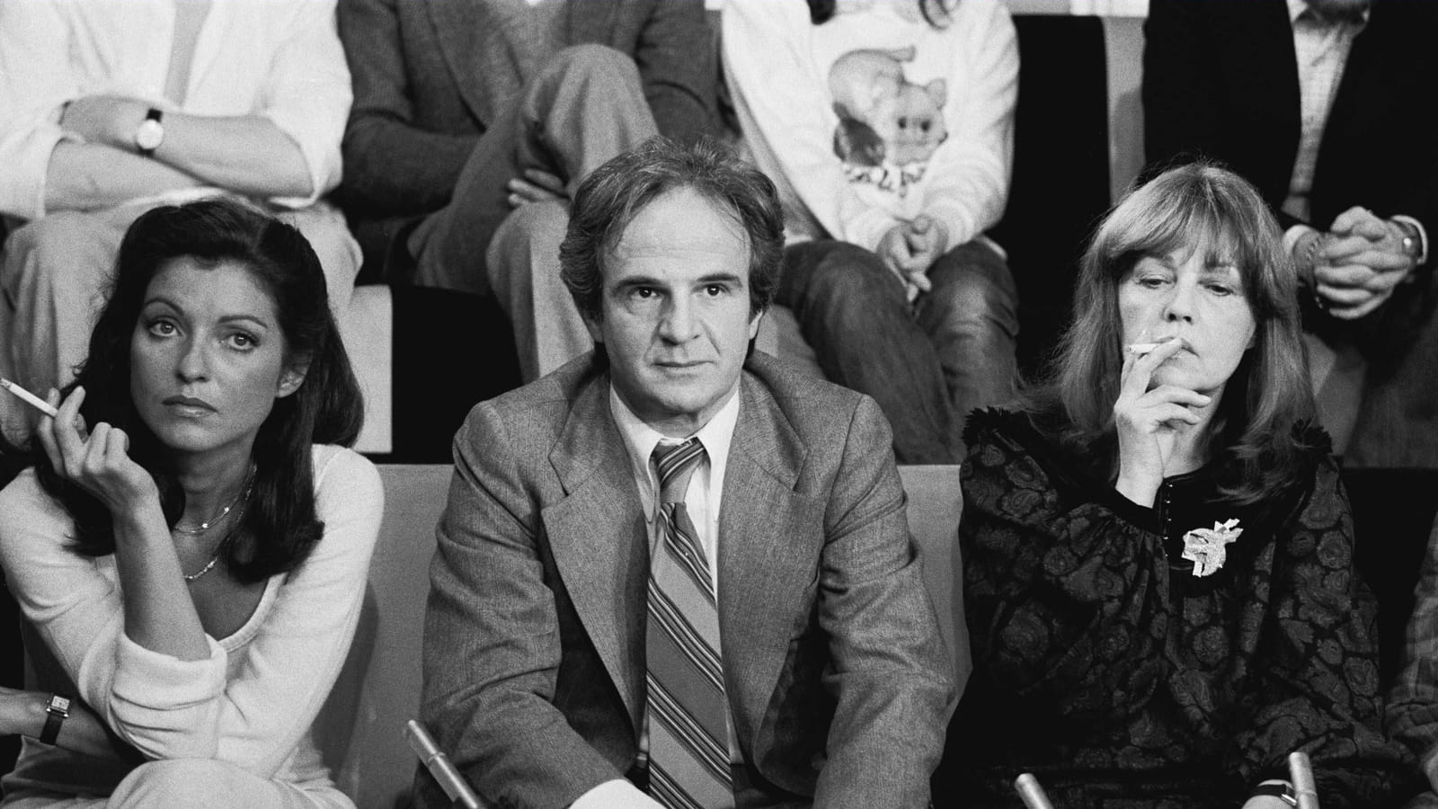 Sur le plateau de Michel Drucker avec Marie-France Pisier, François Truffaut et Jeanne Moreau