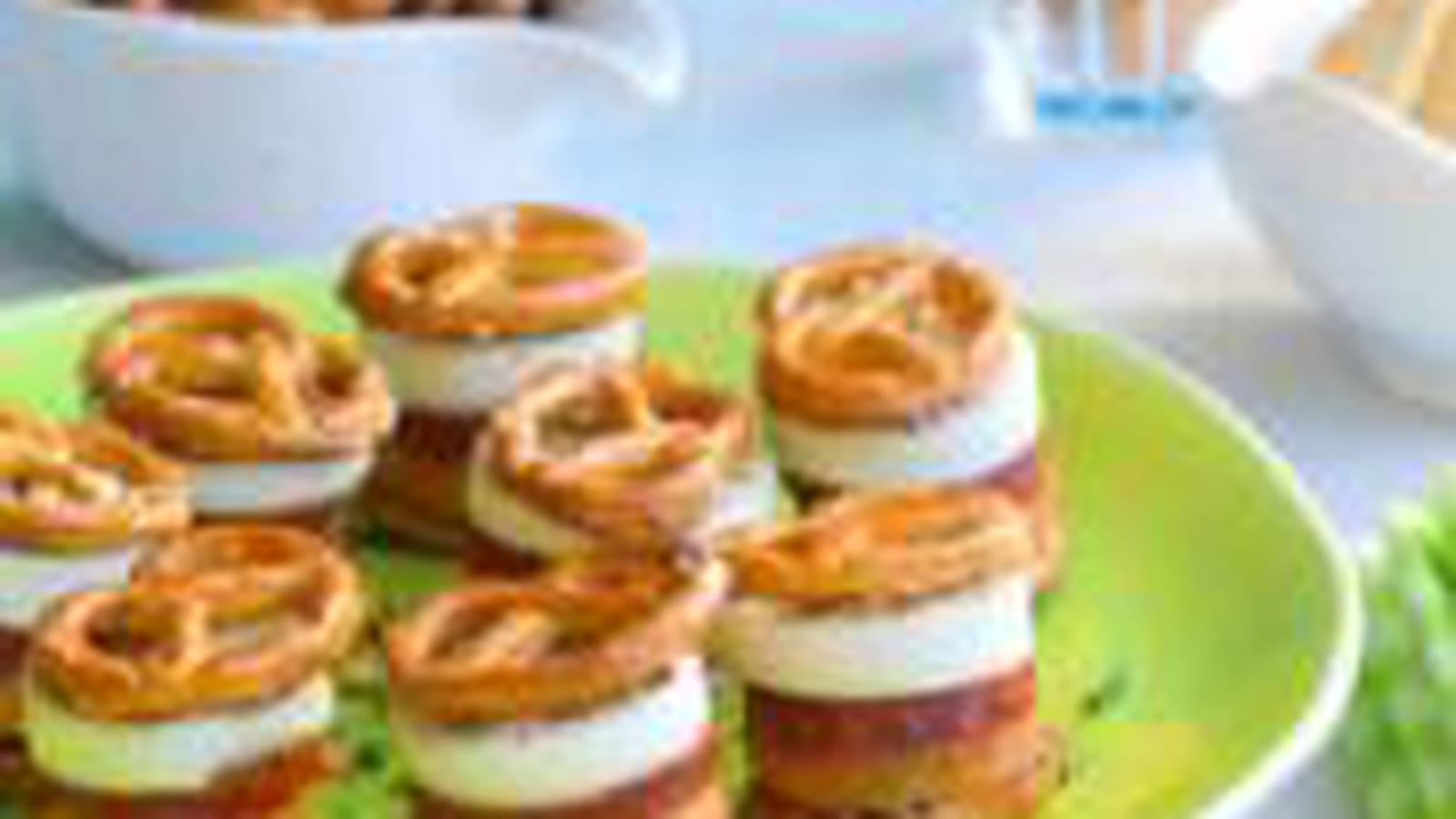 Bretzels chorizo melon mozzarella