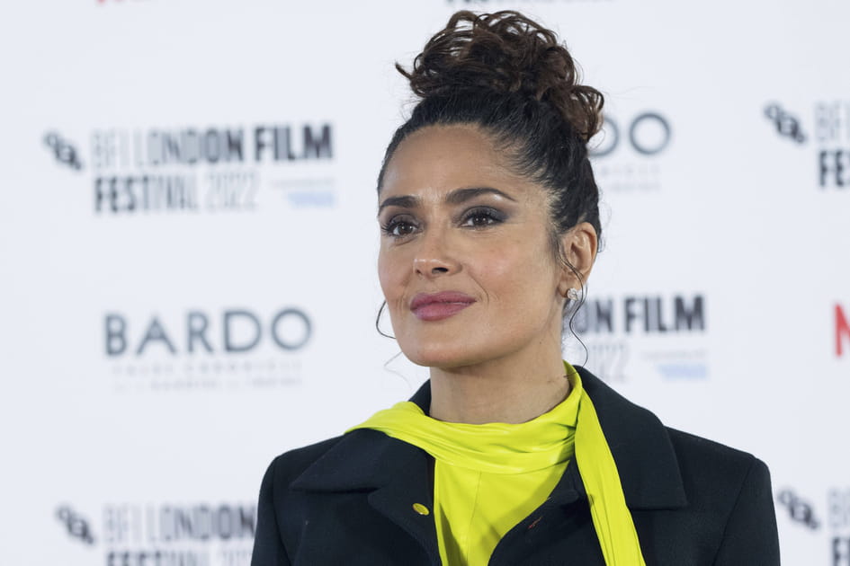 Le chignon flou de Salma Hayek