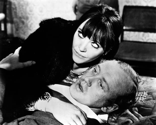 Anna Karina et Nicol Williamson dans "La Chambre obscure" en 1969