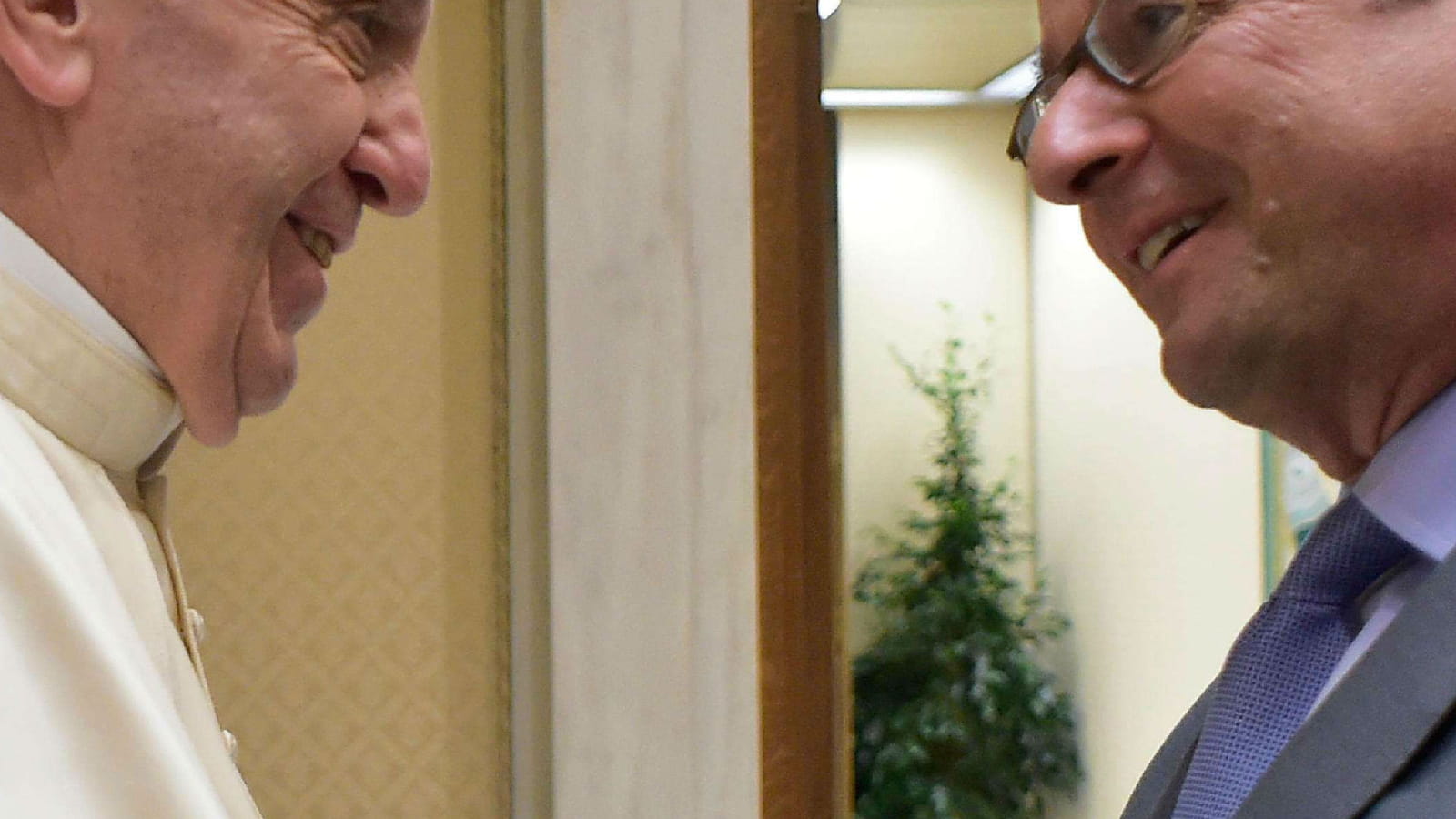 François Hollande et le Pape