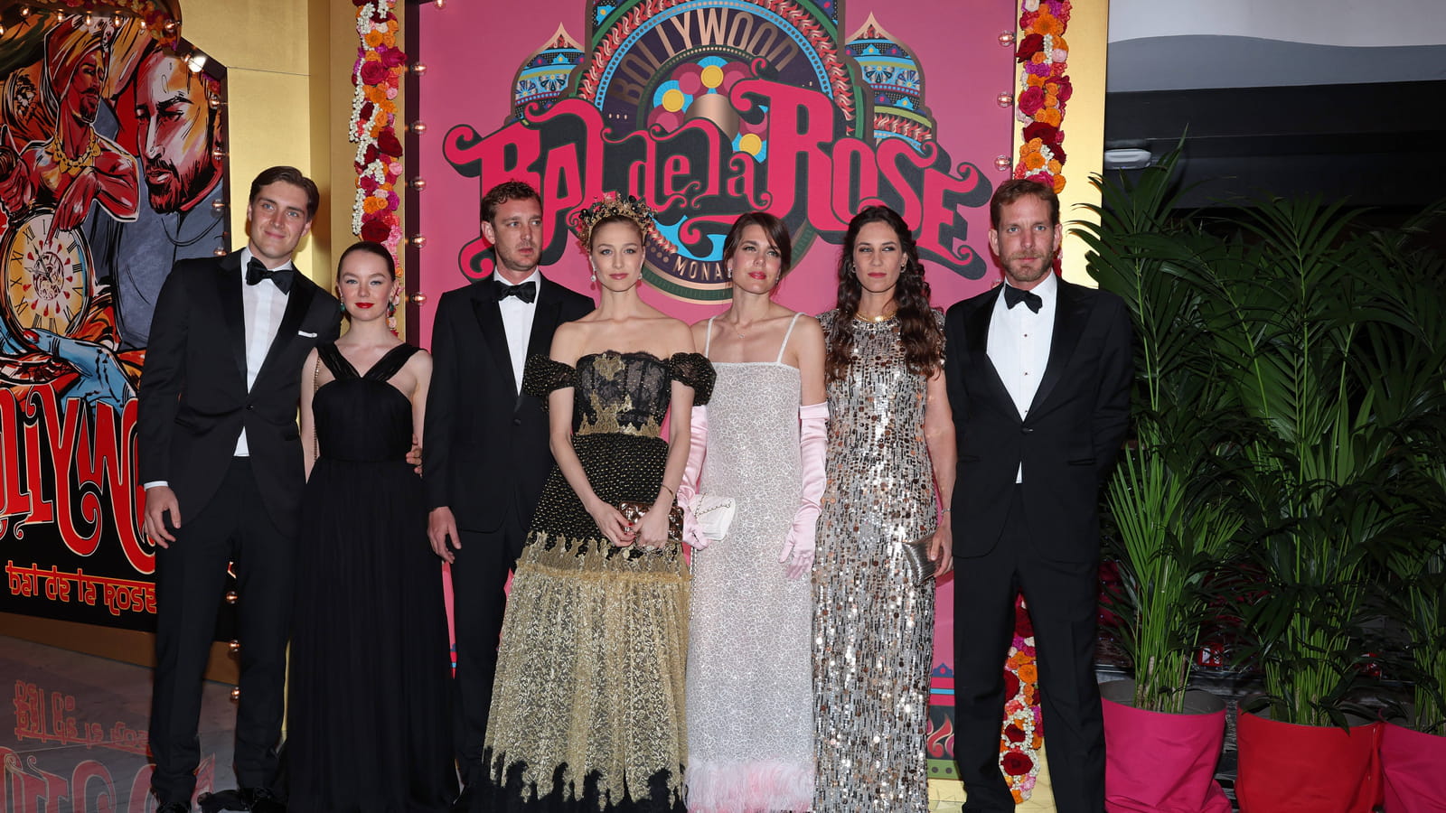 Photo de groupe au Bal de la Rose