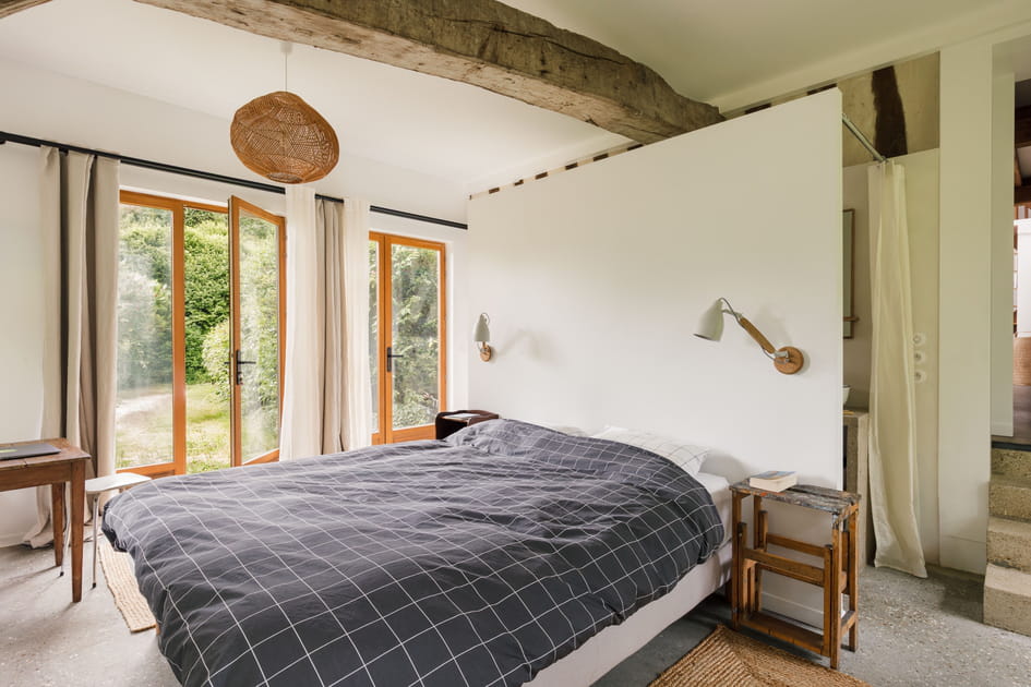 Apr&egrave;s&nbsp;: une chambre parentale ouverte sur le jardin