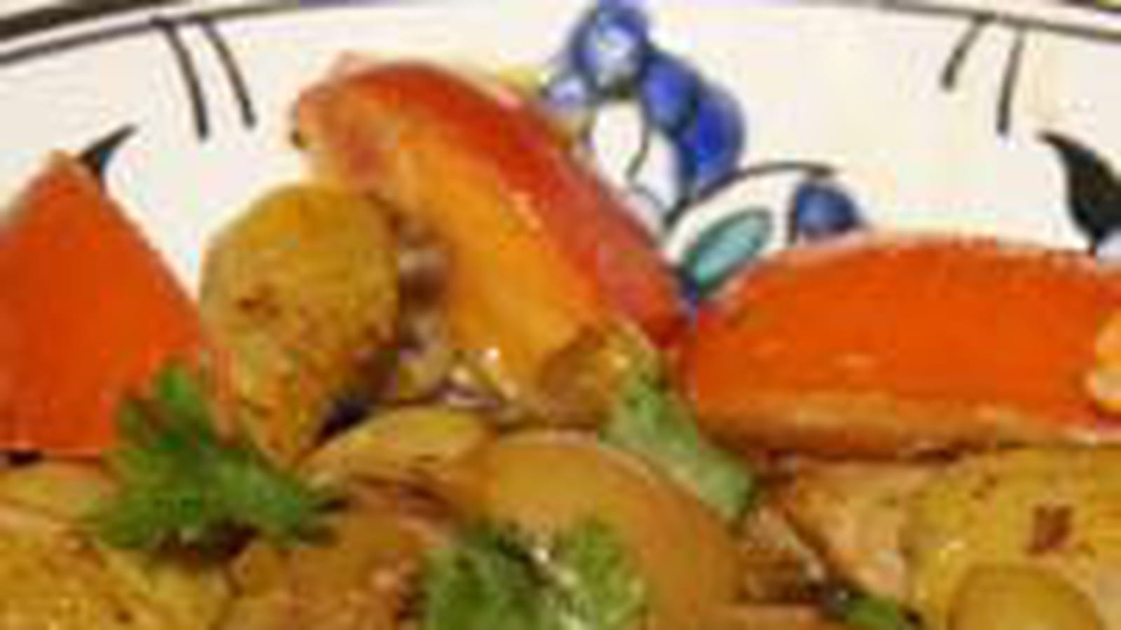 Tajine de poulet marocain aux Kaki Persimon