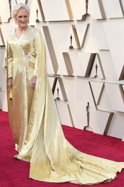 Glenn Close en Caroline Herrera