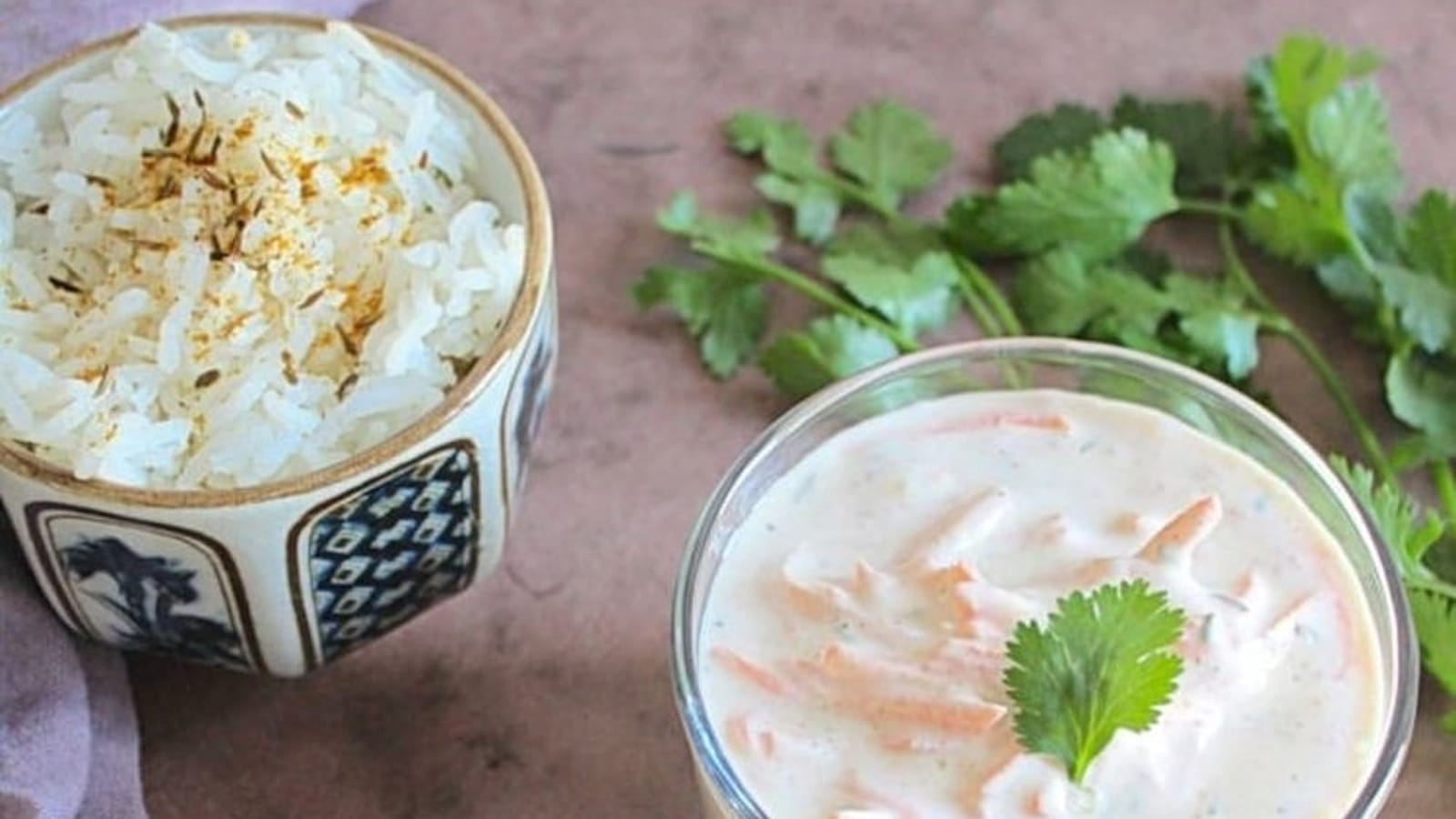 Raita de carottes, spécialité indienne