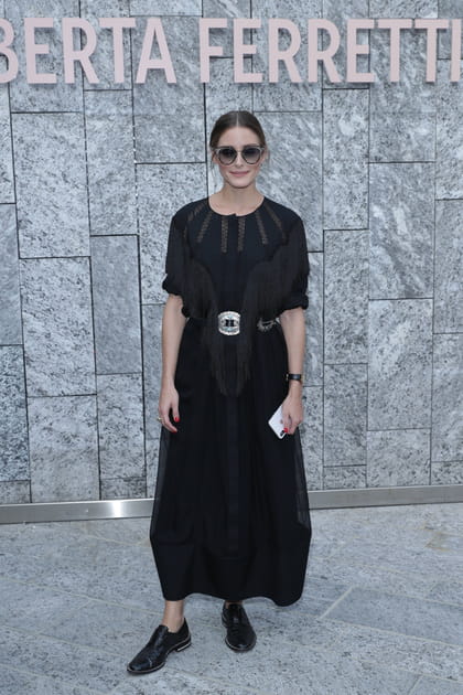 Olivia Palermo au d&eacute;fil&eacute; Alberta Ferretti