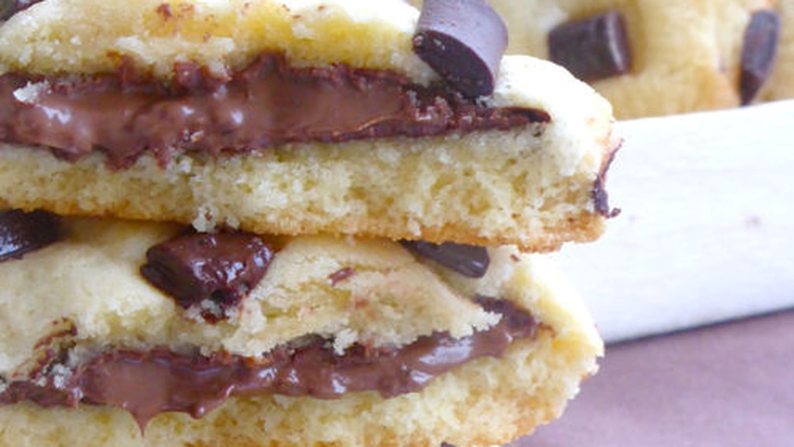 Cookie coeur fondant Nutella