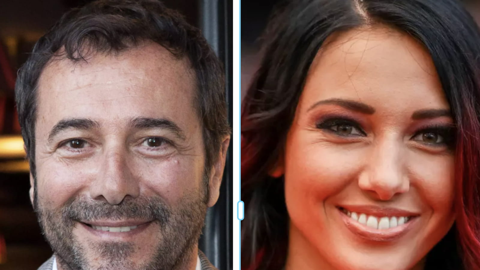 Bernard Montiel et Delphine Wespiser