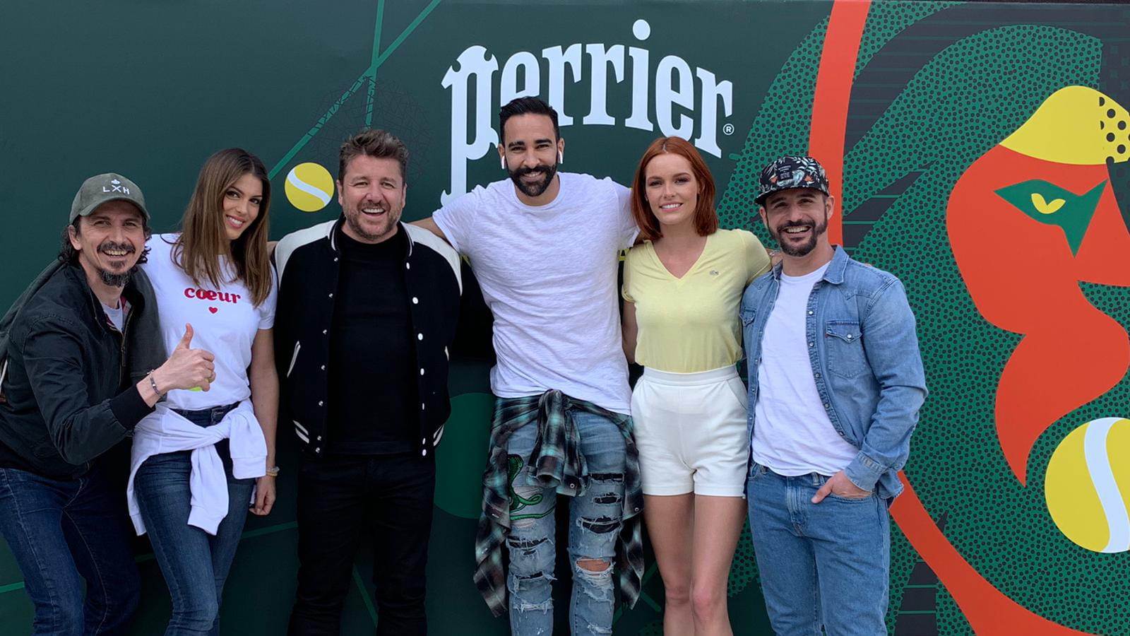 Arnaud Tsamère, Iris Mittenaere, Bruno Guillon, Adil Rami, Maeva Coucke et Cartman