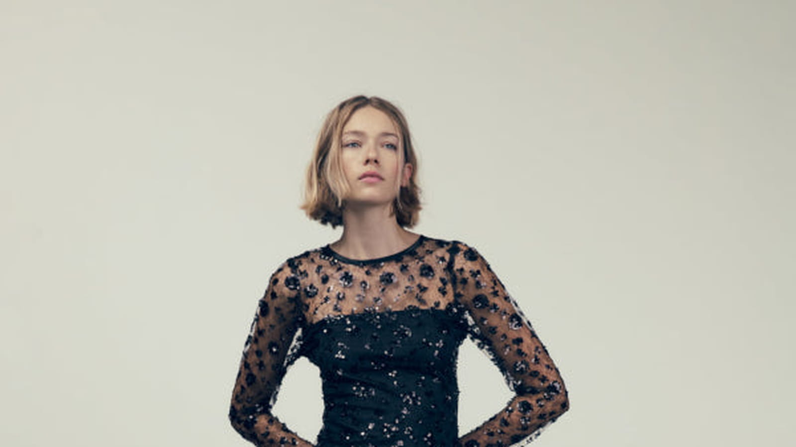 Robe à sequins Zara 