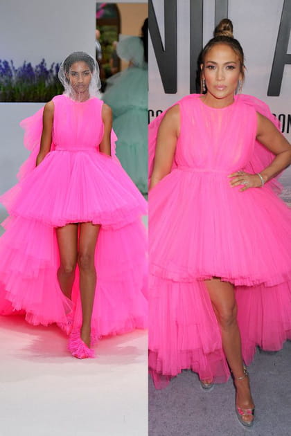 Défilé Giambattista Valli vs Jennifer Lopez