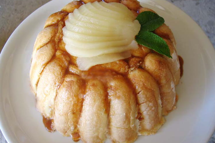 Charlotte express poire-caramel