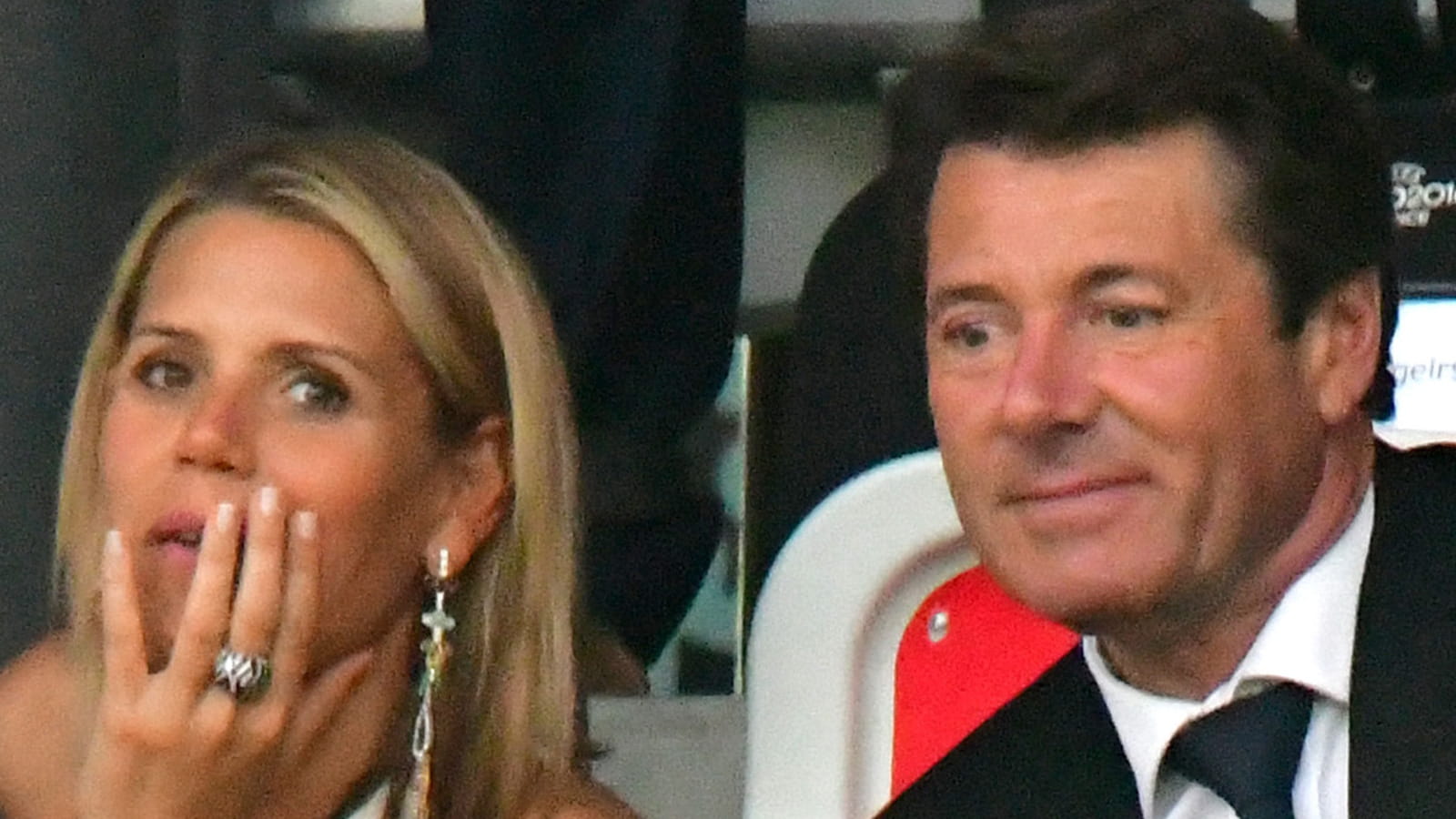 Christian Estrosi et Laura Tenoudji