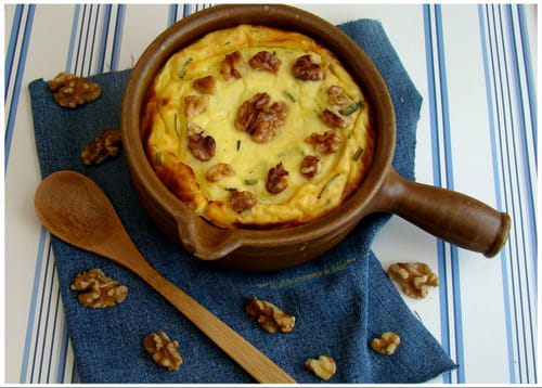 Flan de chou fleur aux noix et parmesan
