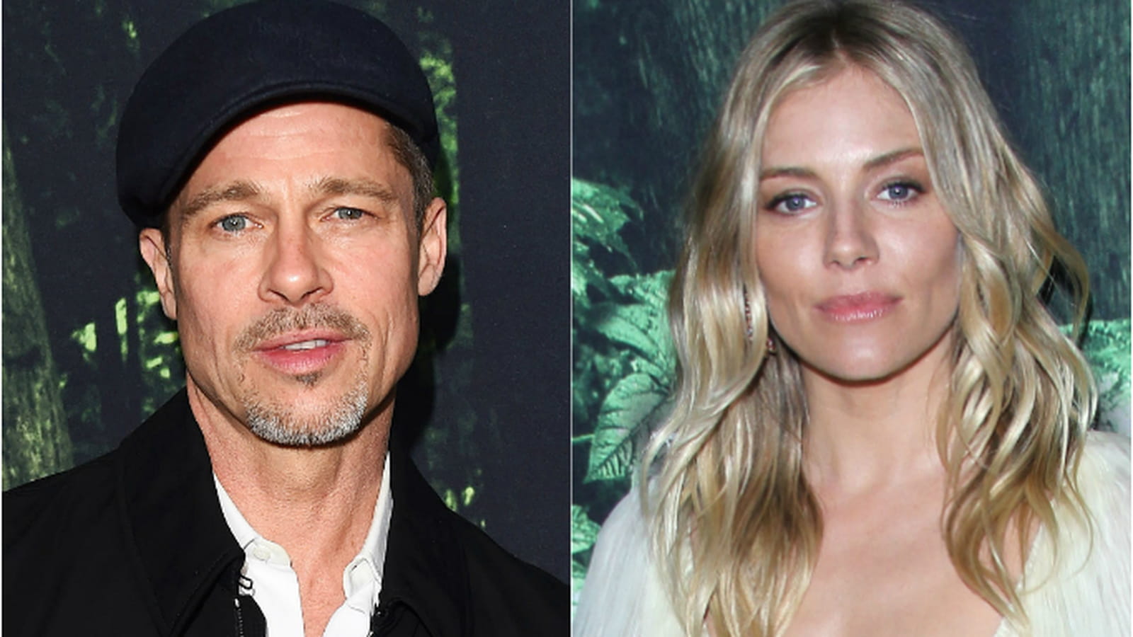 Brad Pitt et Sienna Miller