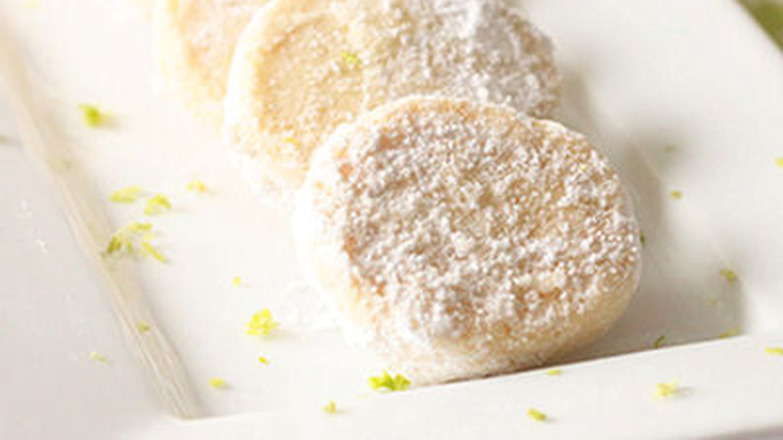 Sablés fondants au citron vert