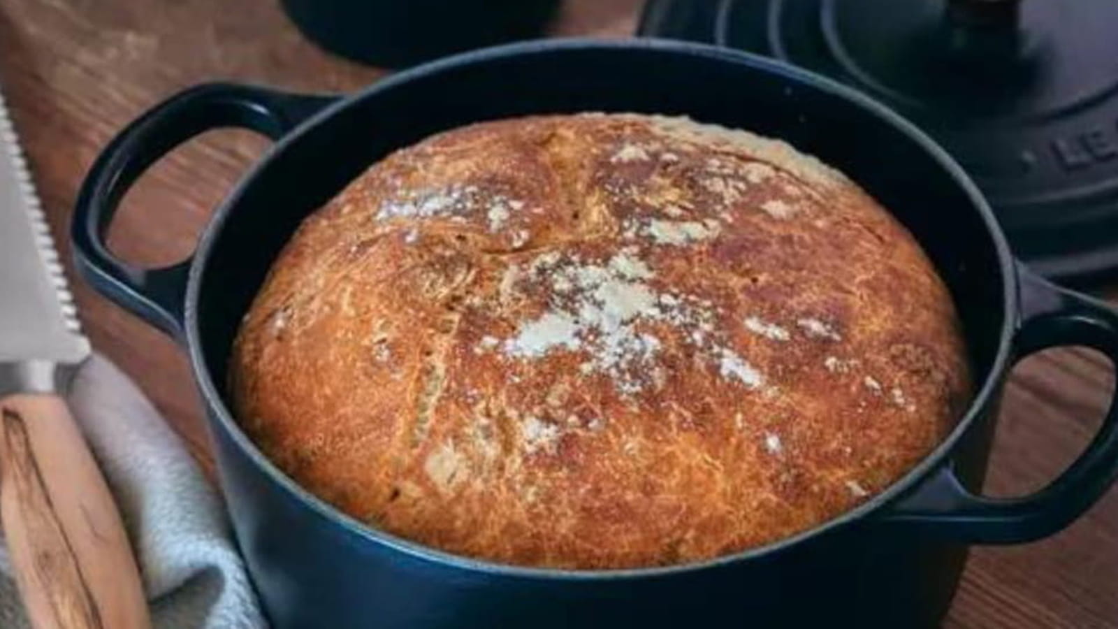 Pain de campagne en cocotte