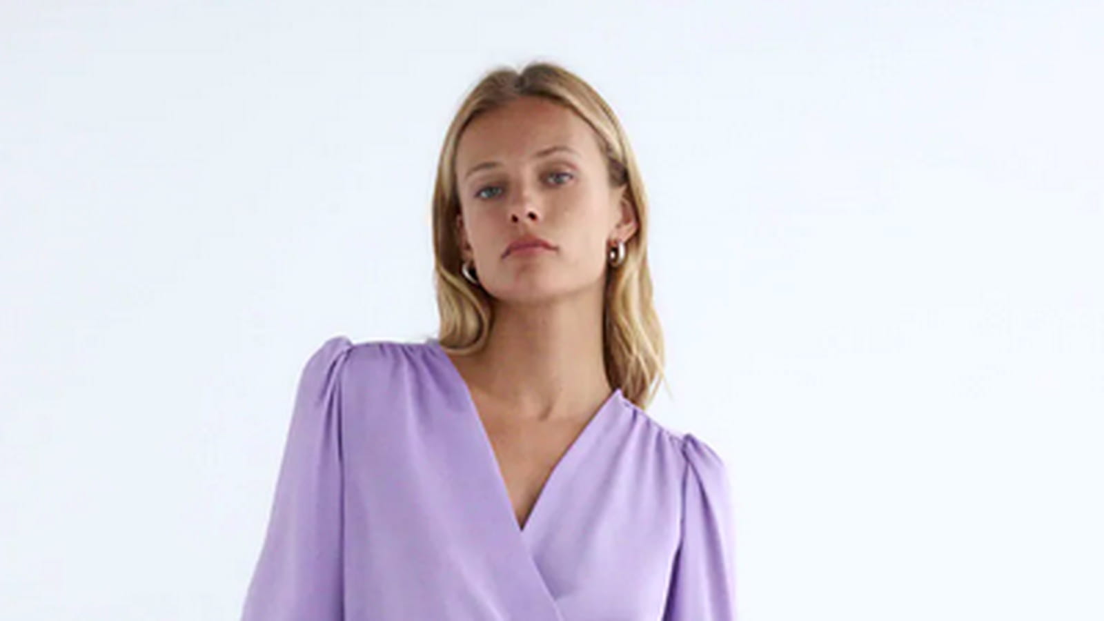 Blouse cache-coeur Zara