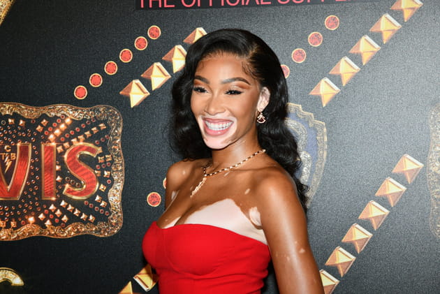 Winnie Harlow, &agrave; la f&ecirc;te apr&egrave;s la projection de "Elvis", le 25&nbsp;mai