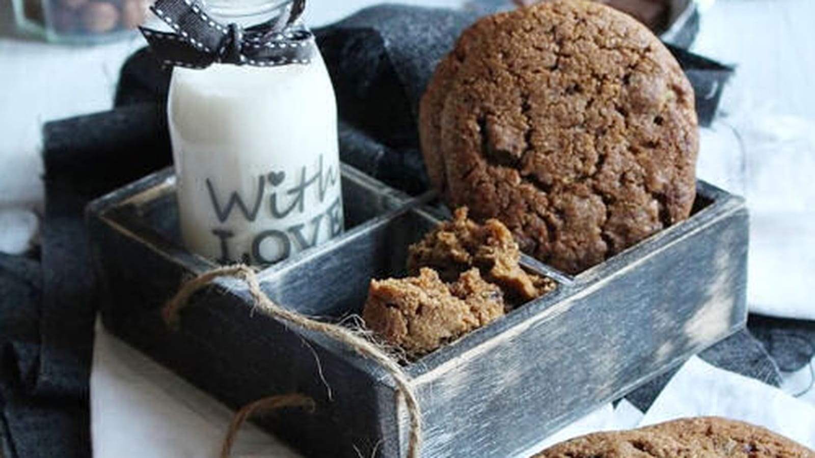 Cookies au chocolat praliné et aux pépites de chocolat