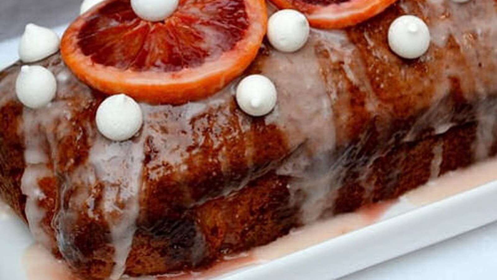 Cake à l'orange sanguine