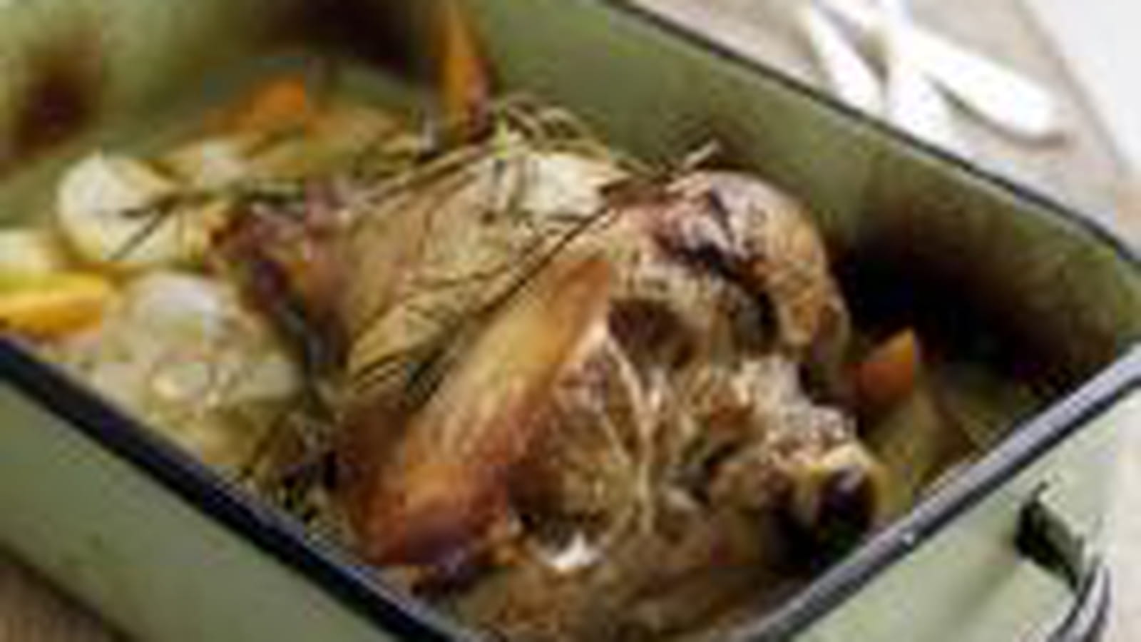 Navarin de gigot d'agneau braisé