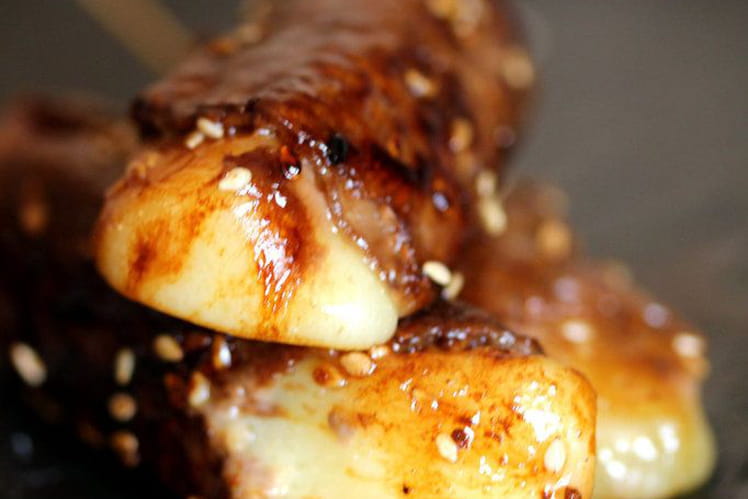 Brochettes de boeuf au fromage - Yakitori-image
