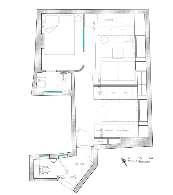 Le plan apr&egrave;s travaux