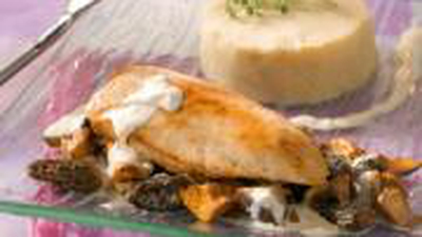 Suprêmes de pintade au champagne