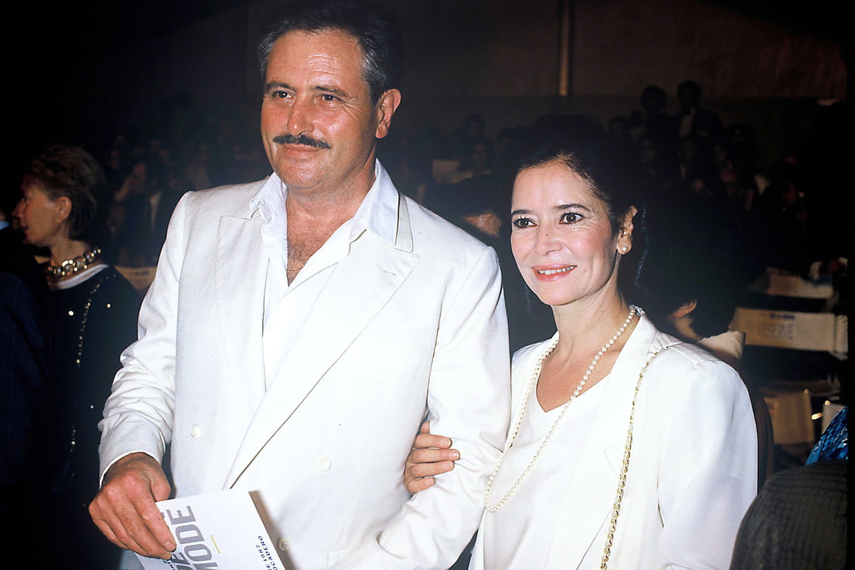 Marie José Nat Et Victor Lanoux Victor Lanoux et Marie-Josée Nat en 1987