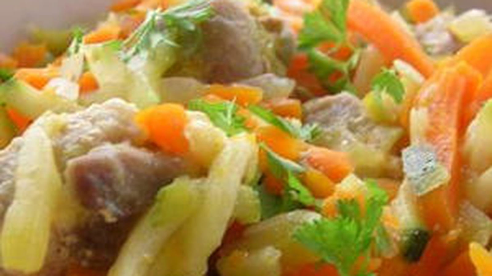 Sauté de porc aux petits légumes