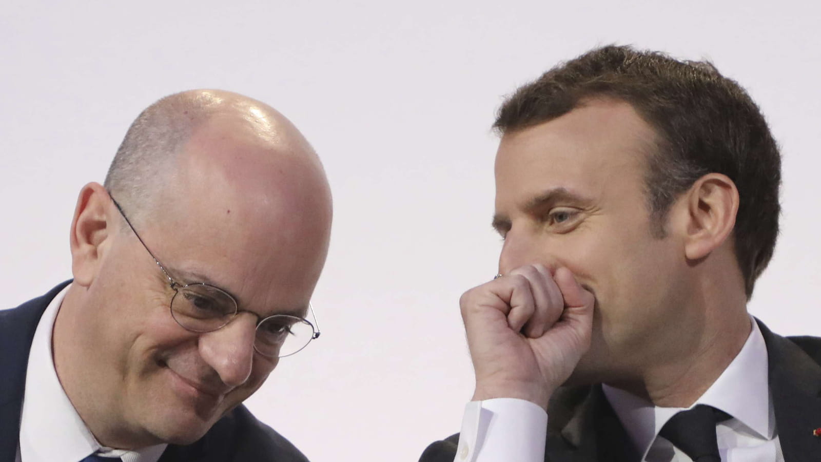 Jean Michel Blanquer et Emmanuel Macron