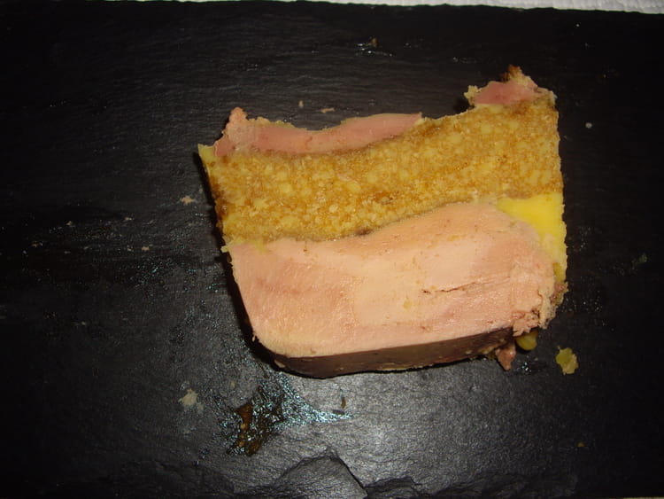 Recette de Terrine de foie gras au pain d'épice