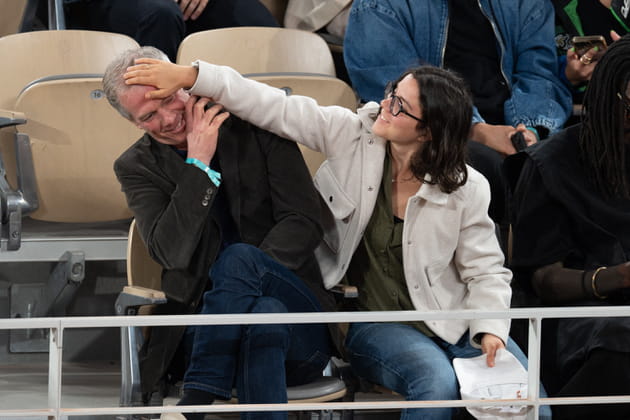 Julien Arnaud, agité dans les tribunes de Roland-Garros