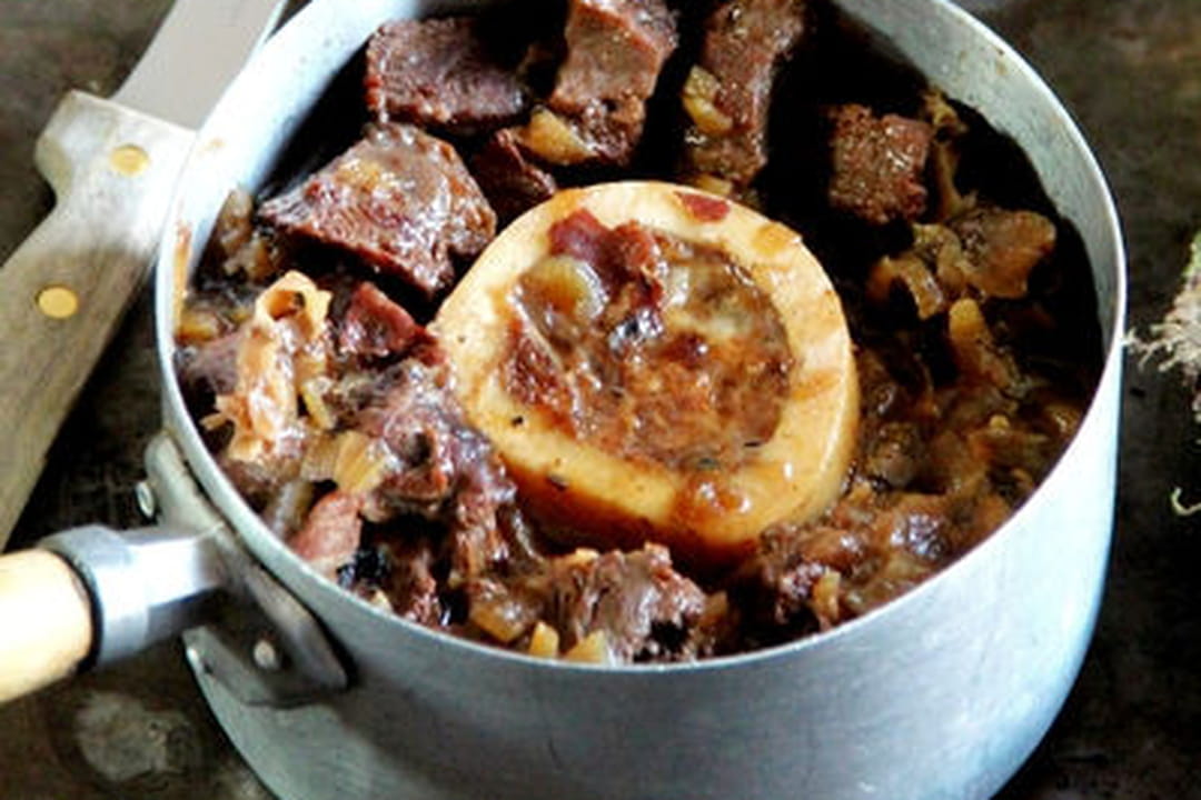 Joue de boeuf à la bière et au miel