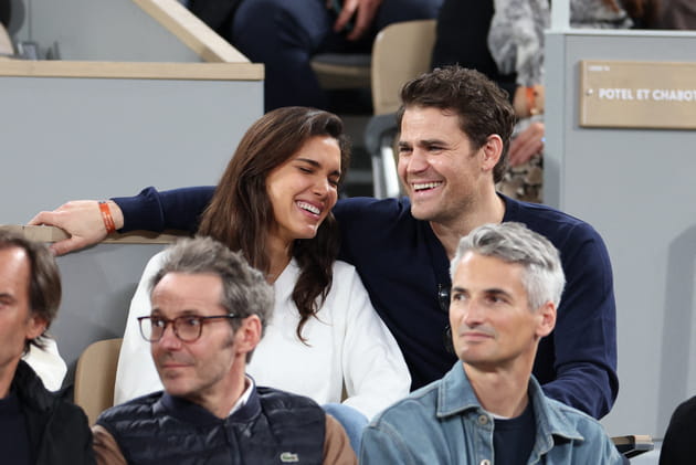 Paul Wesley (Vampire Diaries) et sa compagne Natalie Kuckenburg &agrave; Roland-Garros